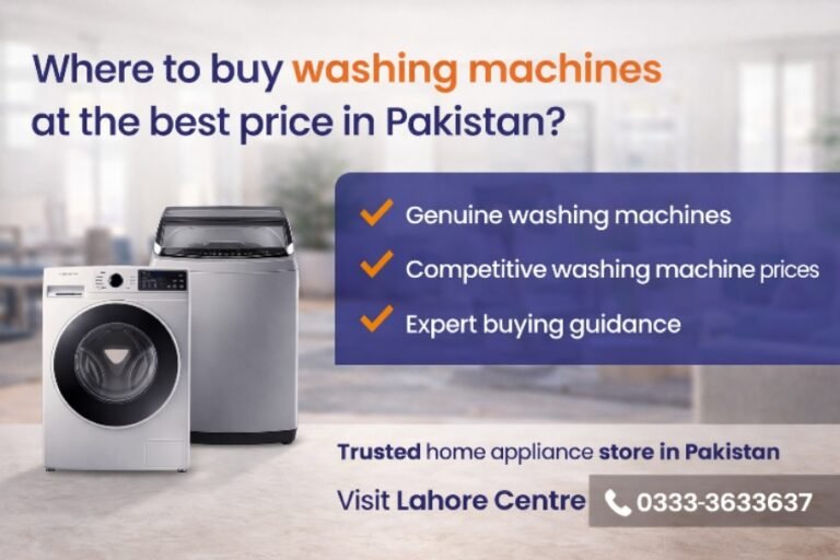 Where to Buy Washing Machines at the Best Price in Pakistan?