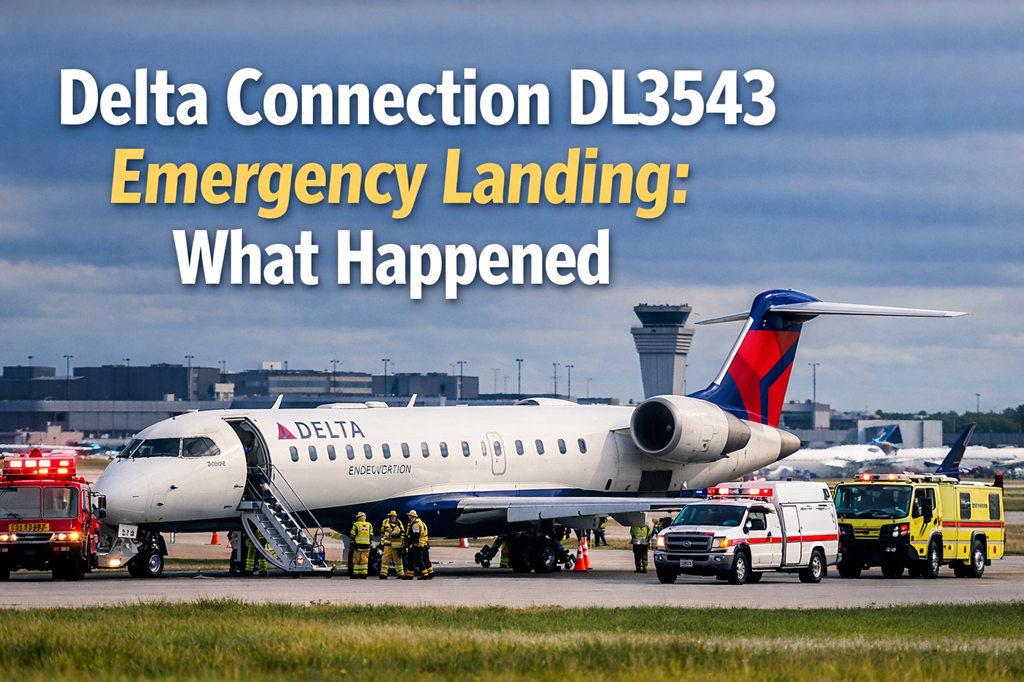 Delta Connection DL3543 emergency landing