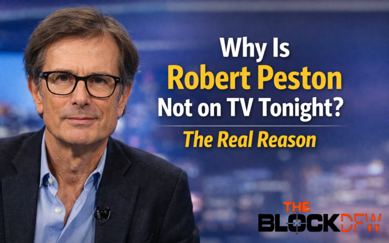 Why Is Robert Peston Not on TV Tonight