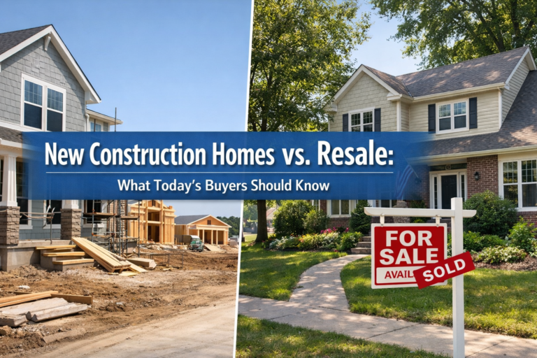 New Construction Homes vs. Resale: What Today’s Buyers Should Know