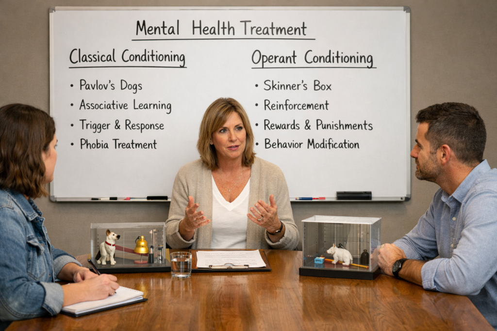 Compare and Contrast Classical and Operant Conditioning in Mental Health Treatment