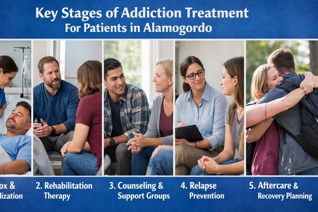 Key Stages Of Addiction Treatment For Patients In Alamogordo