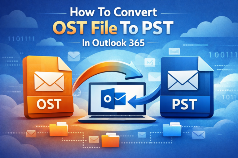 How To Convert OST File To PST In Outlook 365