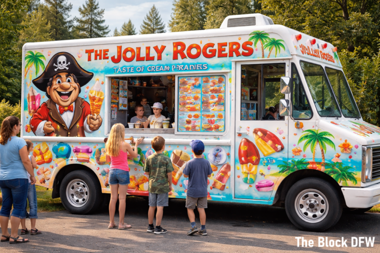 The Jolly Rogers Taste of Paradise Ice Cream Truck Sterling AK