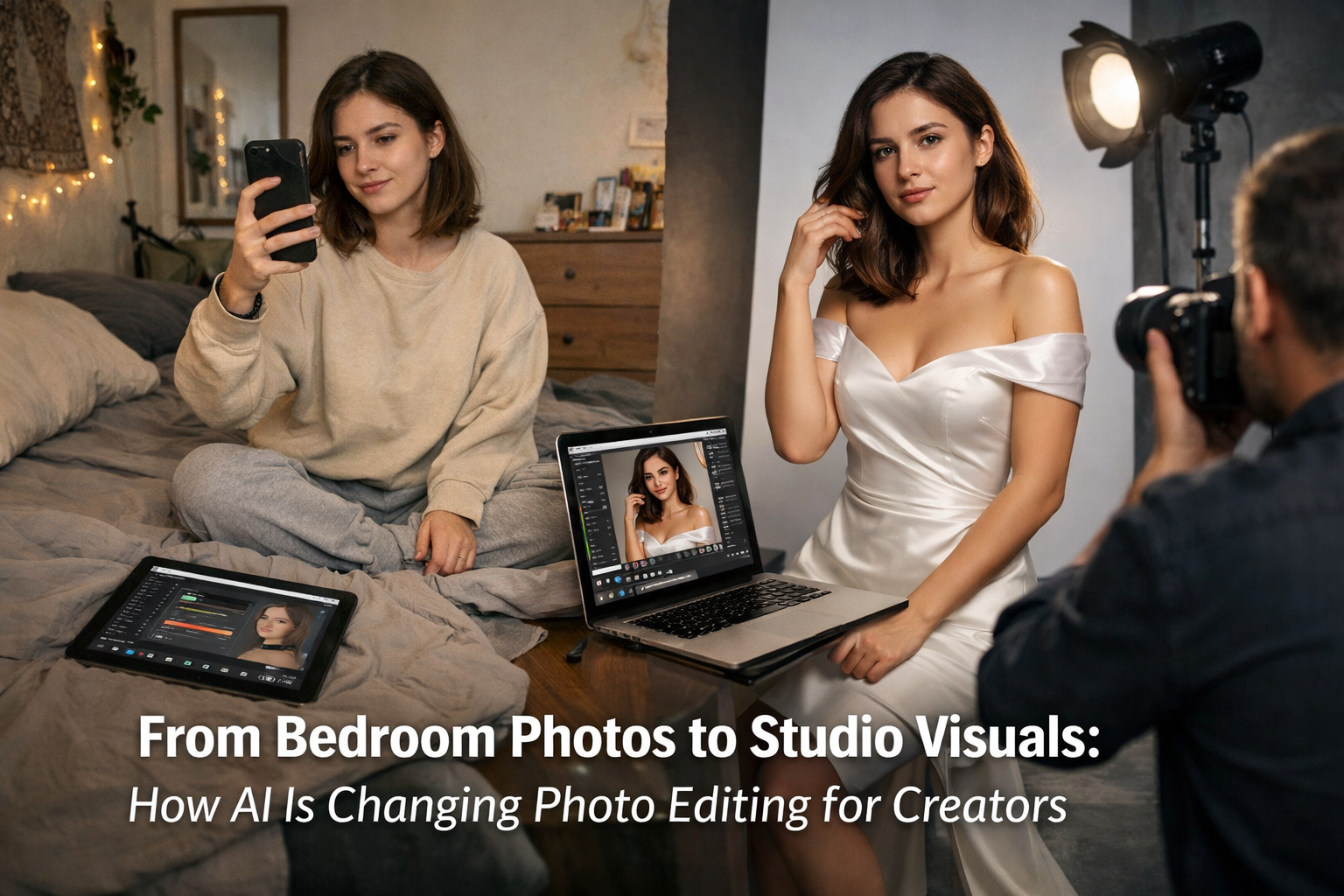 From Bedroom Photos to Studio Visuals: How AI Is Changing Photo Editing for Creators