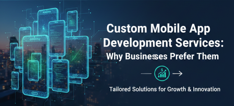 Custom Mobile App Development Services: Why Businesses Prefer Them