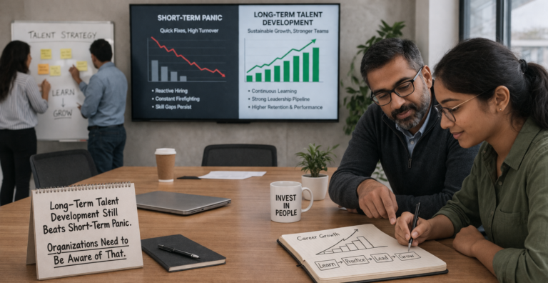 Long-Term Talent Development Still Beats Short-Term Panic, And Organizations Need to Be Aware of That