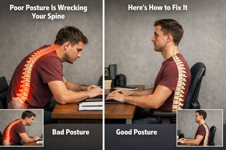 Poor Posture Is Wrecking Your Spine Here’s How to Fix It