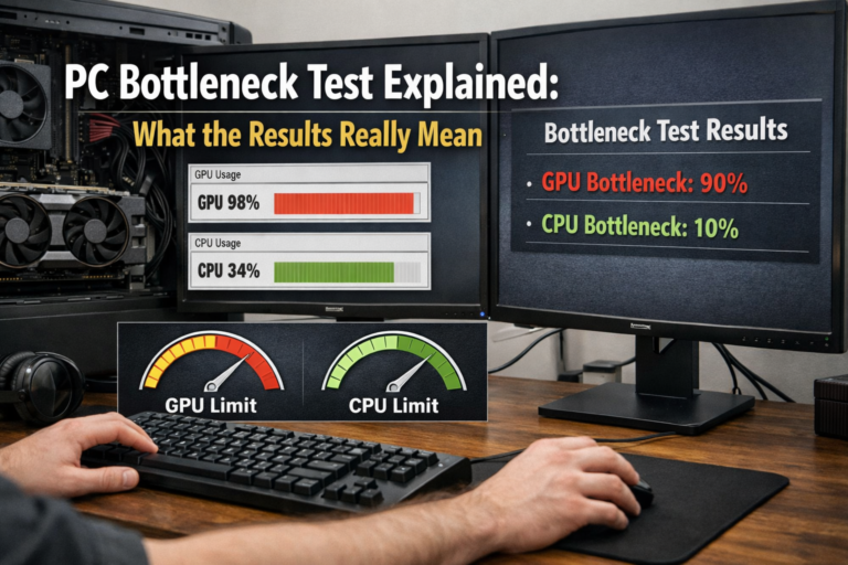 PC Bottleneck Test Explained: What the Results Really Mean
