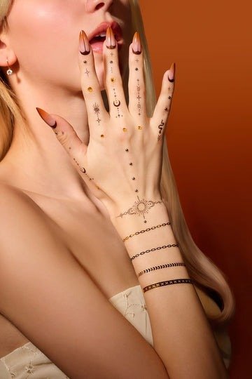 Waterproof and Skin-Safe Temporary Tattoos for Women